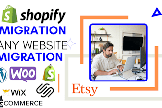 do website migration migrate wix wordpress to shopify redesign shopify migration