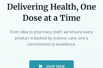do ecommerce website, landing page, ppt, canva