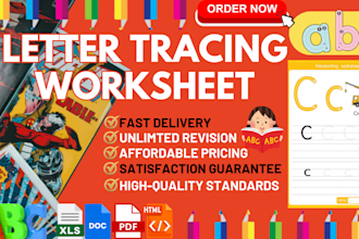 do custom letter tracing kids activity kindergarten book for perfect handwriting