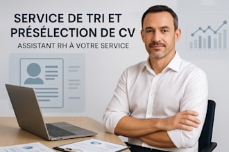 professionally screen cvs and deliver a ranked shortlist report
