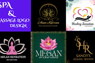 design a  spa and massage logo for your spa and massage business