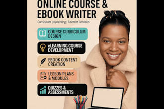 build an eye catching course curriculum or ebook content