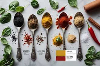 create unique color palettes for branding,websites, art, or any project