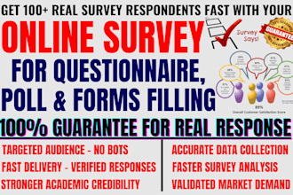 find real targeted respondents to fill your online survey for market research