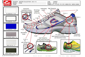 create unique custom sneaker design with complete tech pack for manufacturers