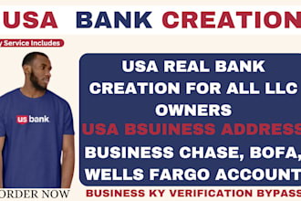 get your USA llc residential address proof of address, USA bank creation