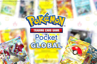 create a card game a card game box and a card template board