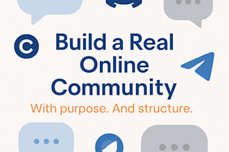 build and structure your online community
