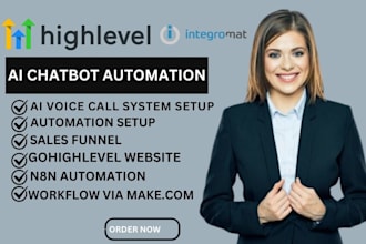 gohighlevel vapi ai voice agents system using make com, vapi, bland ai retell ai