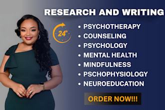 write professionally on psychotherapy, counseling, psychology, and mental health