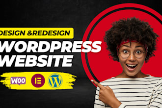 design, redesign and responsive wordpress website