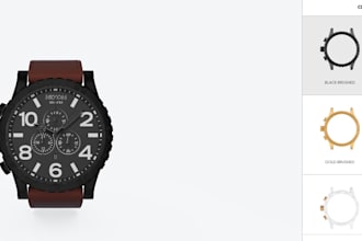 do 2d 3d watch customization using zakeke, kickflip shopify print on demand