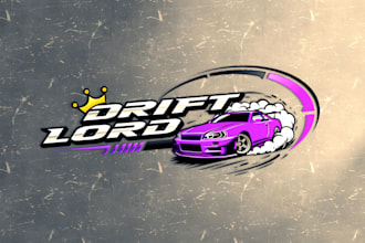 design car racing automotive logo
