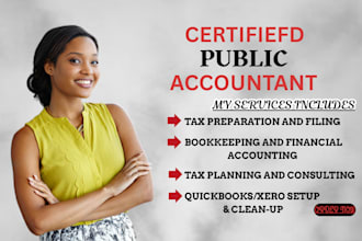 be the accountant, tax consultant, and financial advisor for your business