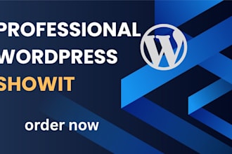 build a professional showit wordpress website