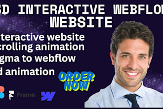 design 3d interacttionive webflow website webflow expert 3d website anima