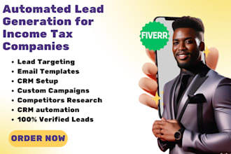 generate income tax leads income tax social media marketing manager tax website