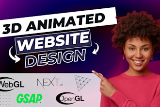 interactive 3d animated website 3d ecommerce with threejs nextjs opengl gsap