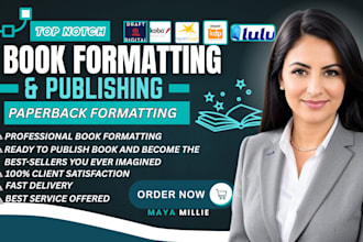 format, publish, promote your book on amazon and kindle KDP