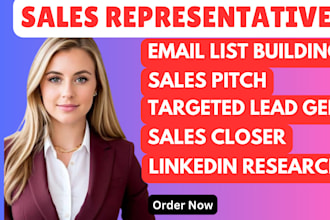 be your sales closer, linkedin leads, virtual assistant, b2b lead,