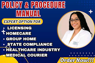 write group home care policy and procedure manual, employee handbook, hipaa