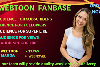 manage your webtoon, manga, voyce, webnovel, kickstart