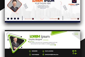 design facebook cover youtube banner linkedin cover and twitter header