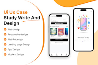 write and design  UX UI case study for your portfolio