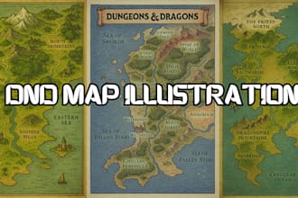 create fantasy dnd map design dnd city map battlemap dnd world map illustration