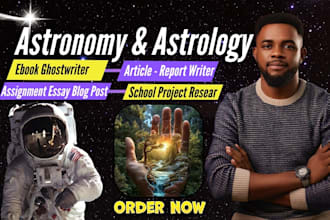 write astronomy, astrology, space ebook, witchcraft ebook writer, ai satellite