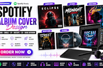 do spotify music album single cd ep artwork band song mixtape cover art design