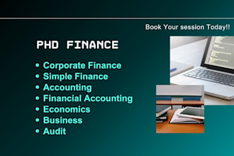 tutor business management, economics, cfa, accounting and finance