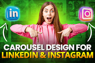 design engaging linkedin and instagram carousel posts to boost your brand