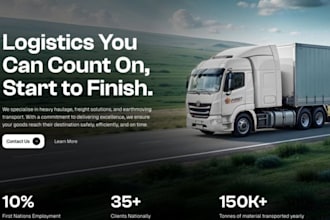design sales automated auto towing, courier, moving, website auto towing website