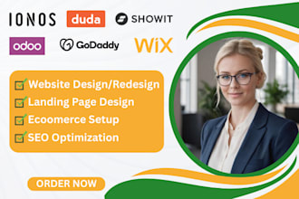hostinger website design duda odoo godaddy wix showit squarespace