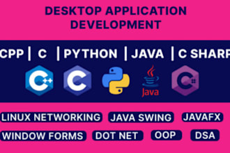 do kali linux , java python and c sharp and ubuntu programming project and task