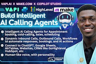 build intelligent ai voice agent gohighlevel vapi synthflow retell cold calling