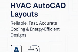 design hvac duct layout in autocad for your home or building