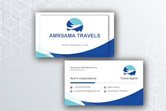 do professional modern business card design