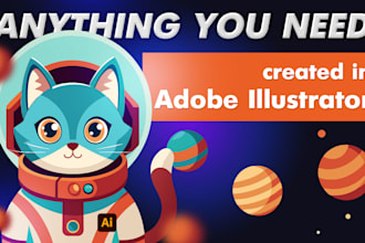 create anything you need in adobe illustrator with precision and creativity