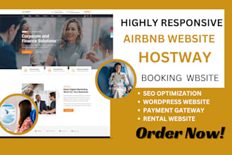 design airbnb website property management booking rental hostway rental website