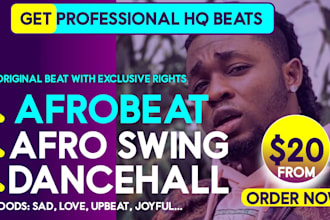make professional afrobeat, amapiano, afro swing, dancehall