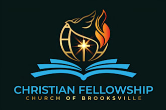 do modern christian ministry religious and church logo