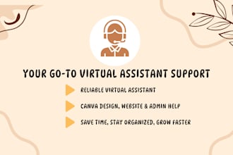 be your VA for canva, website, and admin tasks