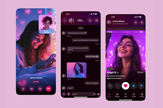 develop dating app like tinder chat app okcupid bumble hinge live stream video