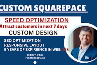 create high converting squarespace lawn care, landscaping, snow removal website