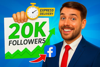 buy 20k facebook followers fast, organically