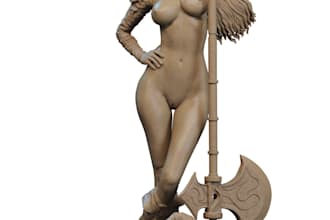 model and sculpt 3d nsfw, sfw, metahuman character, pbr texture, rigging, statue
