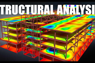 perform structural analysis using sap2000, estabs, staad pro or hand calculation