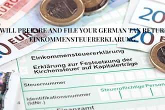 prepare and file your german tax return einkommensteuererklarung